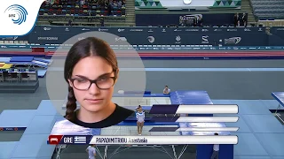 Anastasia PAPADIMITRIOU (GRE) - 2018 Trampoline junior European bronze medallist