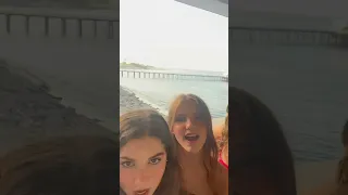 Daneliya Tuleshova and friends. From a tiktok story of sara111006