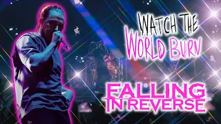 Jackson's Reaction to @FallingInReverse Watch the World Burn [LIVE]