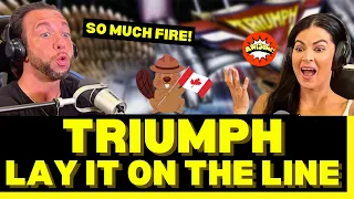 CANADA ESCAPES THE COLD WITH THIS FIRE 🔥! First Time Hearing Triumph - Lay It On The Line Reaction!