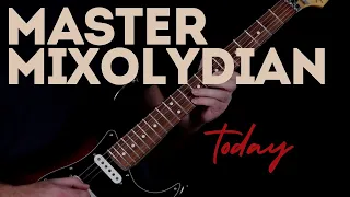 A mixolydian jam in A - How to Guitar Solo in Mixolydian scale