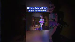 Ballora Fights Chica In THE FNAFROOMS