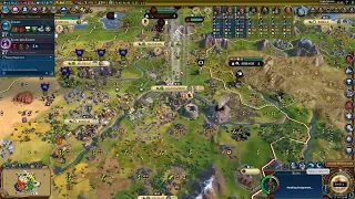 2023/01/22 Civ 6 Multiplayer - China, Kublai Khan FFA - Lessons of a Liberator - Civilization 6