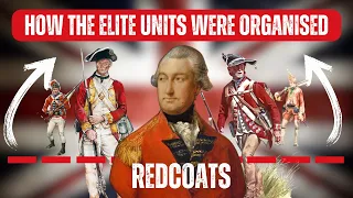 American Revolution: How were British infantry regiments organised?