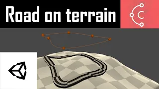 Project road on terrain - Curvy Splines tutorial