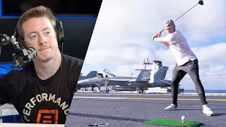 US Navy Sailor Reacts to Dude Perfect Aircraft Carrier Bucket List