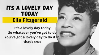 It's a Lovely Day Today Lyrics - Ella Fitzgerald (HD Quality)