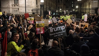 Trump's immigration ban goes to UK Parliament