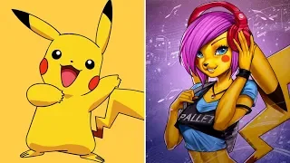 Pokemon Characters As Female Versions - Pokemon As Girls