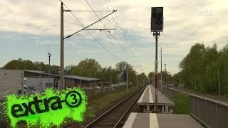 Realer Irrsinn: Bahnsteig mit Mut zur Lücke | extra 3 | NDR