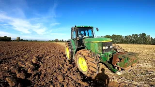 Aratura con john deere 6910- Plowing with john deere 6910 - TIME OF AGRICOLTURE #03