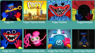 Huggy Pull Pin,Poppy Playtime Moblie,Poppy Playtime,Bugggy Gameplay,PoppyHorror,Mommy Long Leg,Huggy