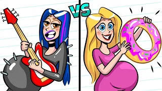 Pregnancy Crazy Story? || Funny Cartoon With Vending Machine