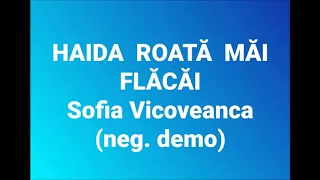 Haida roata mai flacai - Sofia Vicoveanca - negativ DEMO