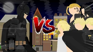 Toman VS Batman (Stick Nodes Animation)