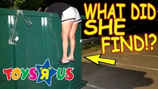 TOYS "R" US LEFT US SOMETHING UNBELIEVABLE IN THEIR DUMPSTER!