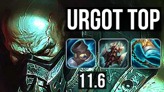 URGOT vs AKALI (TOP) | 9 solo kills, 1800+ games, 1.5M mastery | EUW Diamond | v11.6