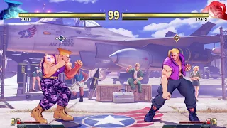 Guile Vs Nash (Hardest AI) Street Fighter V:CE