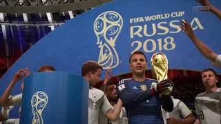 FIFA 18 World Cup 2018 Final - Germany Vs Spain 2-1 Gameplay PS4 1080p 60fps