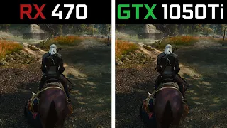 RX 470 vs GTX 1050 Ti in 2023 - Test in 7 Games