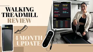 AMAZON WALKING PAD/ TREADMILL UNDER THE DESK| 4 MONTH REVIEW| PROS AND CONS