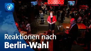 Reaktionen zur Berlin-Wahl aus der Bundespolitik