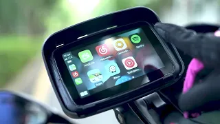 CarPlay&Android Auto Dashboard Console for Motorcycles