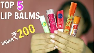 My Top 5 Lip Balms under Rs. 200 | Winter Skincare | ShrutiArjunAnand