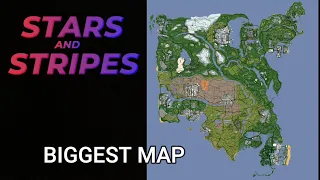 Exploring the map of Stars and Stripes (GTA SA mod)