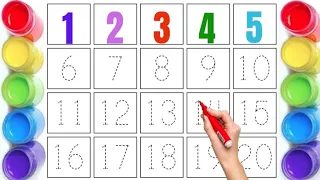 Learn to count, 123, 123 Numbers, One two three, abc, a to z alphabet,1 to 10, a for apple,video-2