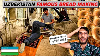 Uzbekistan Famous Bread Making |Indian in Uzbekistan