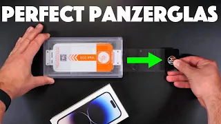 Perfektes iPhone 15 Panzerglas - Kein Staub, keine Blasen, nie mehr schief. (auch iPhone 14 und 13)