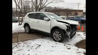 Обещанный обзор на Nissan Rogue, залёт диспетчера . Авто из США.