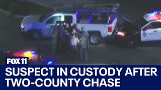 Police Chase: Crime-spree suspect in standoff with cops