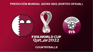 PREDICCIÓN MUNDIAL QATAR 2022 (SORTEO OFICIAL) COUNTRYBALLS MX