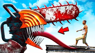 What's Inside CHAINSAW MAN HEAD In GTA 5?