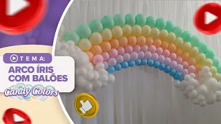 Arco Íris com Balões #baloes  | Balões São Roque