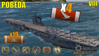 Pobeda 4 Kills & 257k Damage | World of Warships Gameplay