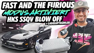 JP Performance - The Fast and the Furious-Modus aktiviert! | HKS SSQV Blow Off/Ladeluftkühler | RX-7