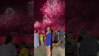 САМЫЙ ЗРЕЛИЩНЫЙ салют в моей жизни!🔥🎆🎇😱💔#салют #фейерверк #праздник