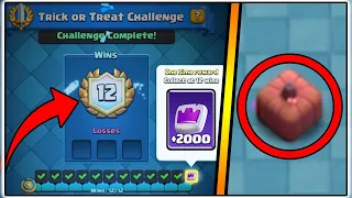 12-0 TRICK OR TREAT CHALLENGE | CLASH ROYALE | BEST TRICK OR TREAT DECK!