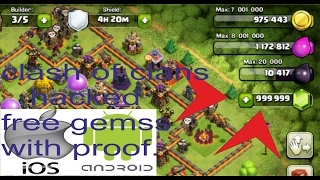 Clash Of Clans Hack 2017 no root Get Free Gems Android Ios