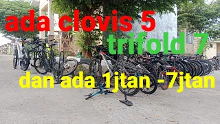 26-11-23 ada clovis 3 dan united trifold 7 dan ada stok2 1jtan sampai 7jtan #jualbelisepeda #mtb