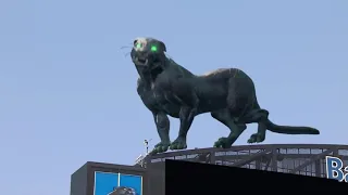 Mixed Reality panther crashes NFL game