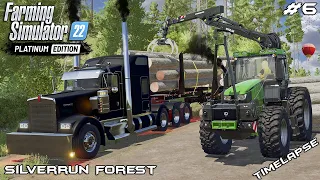 Selling LOGS to the SAWMILL with KENWORTH | Silverrun Forest | FS22 Platinum Edition | Episode 6