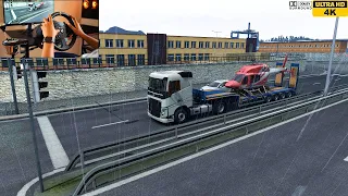 Volvo FH Sleeper | 3 Ton Helicopter Delivery | Extreme Graphics | Euro Truck Simulator 2 Gameplay