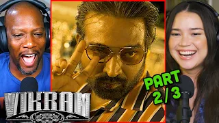 VIKRAM Movie Reaction Part 2/3! | Kamal Haasan | Vijay Sethupathi | Fahadh Faasil | Lokesh Kanagaraj