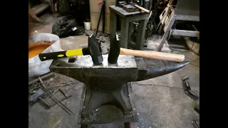 Cheap $7 Hammer to a Blacksmith Hammer.
