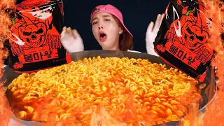 RUS SUB) рамён😈World's hottest Ramen?ASMR Mukbang eatingsound realsound Ssoyoung