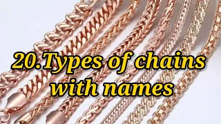 20 Types of chains with names. Different types of chains with names